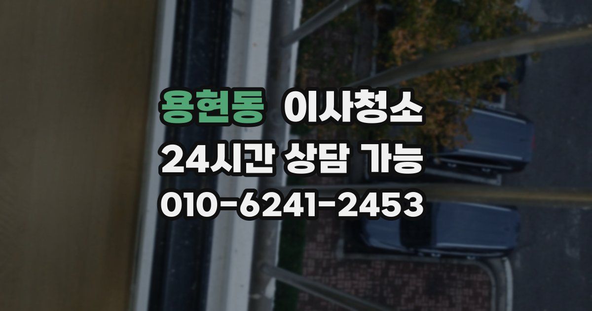 용현동 입주청소