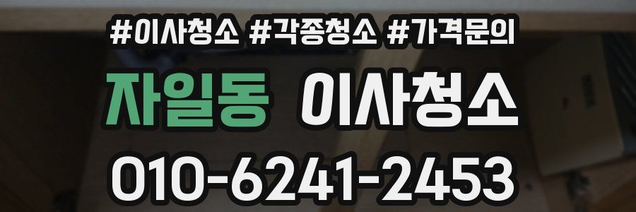 자일동 이사청소