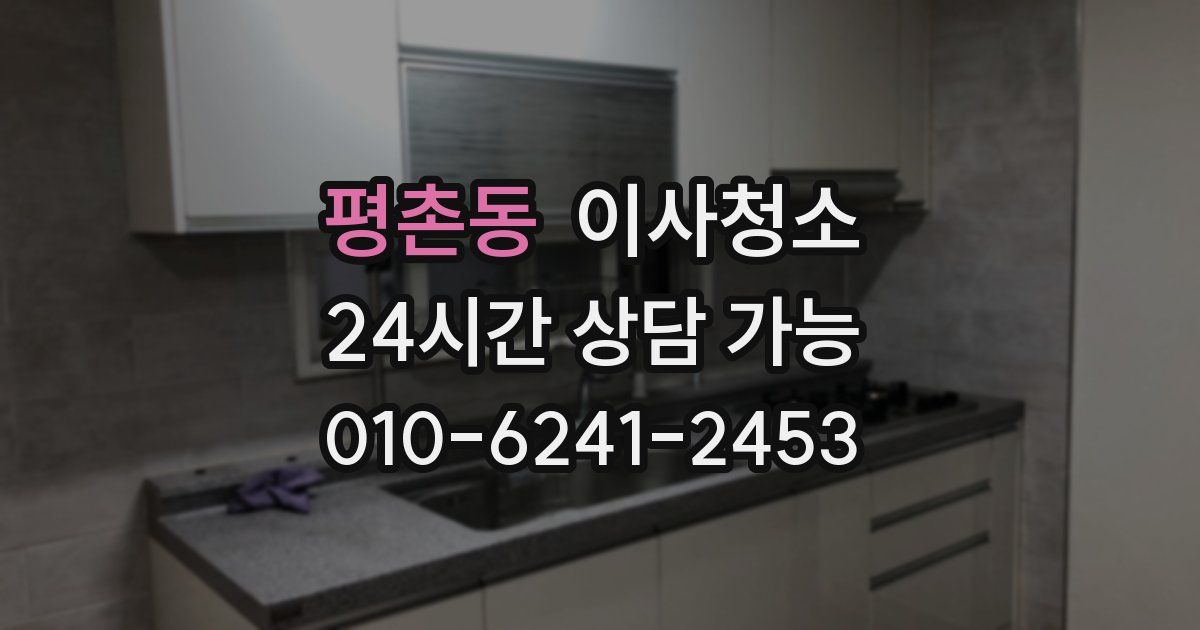 평촌동 입주청소