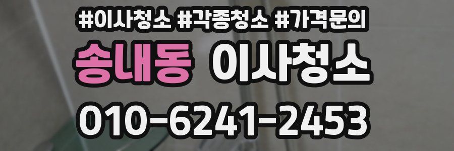 송내동 이사청소