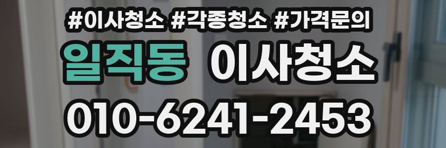 일직동 이사청소