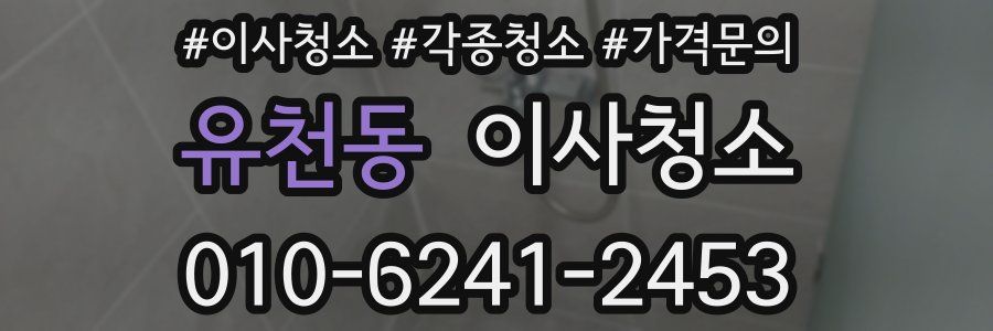 유천동 이사청소