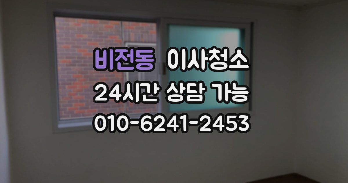 비전동 입주청소