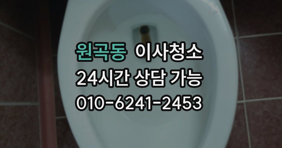 원곡동 입주청소