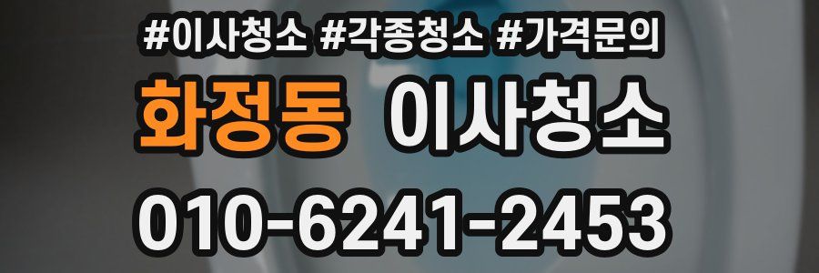 화정동 이사청소