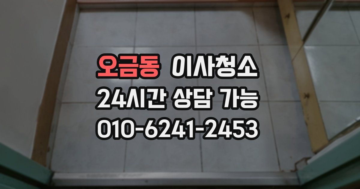 오금동 입주청소