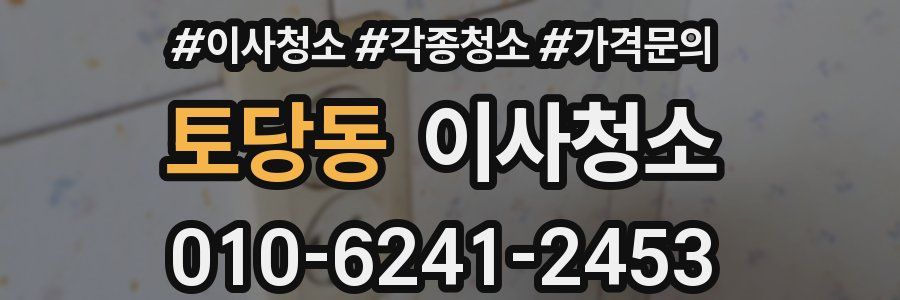 토당동 이사청소