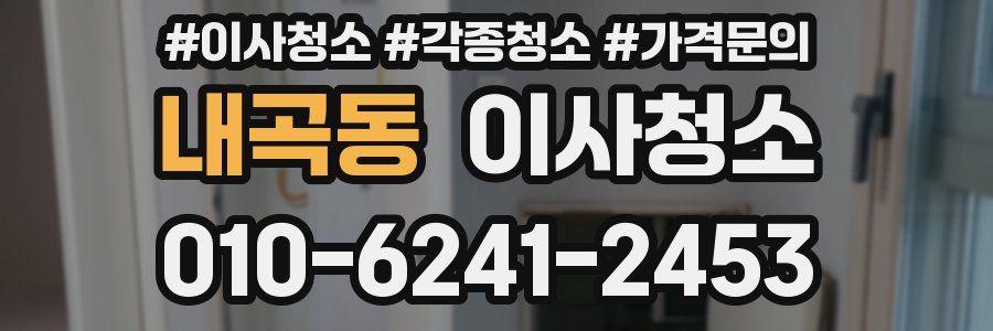 내곡동 이사청소