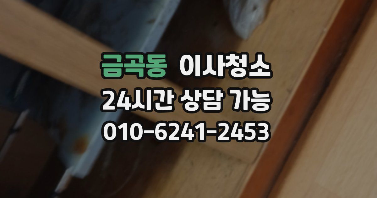 금곡동 입주청소