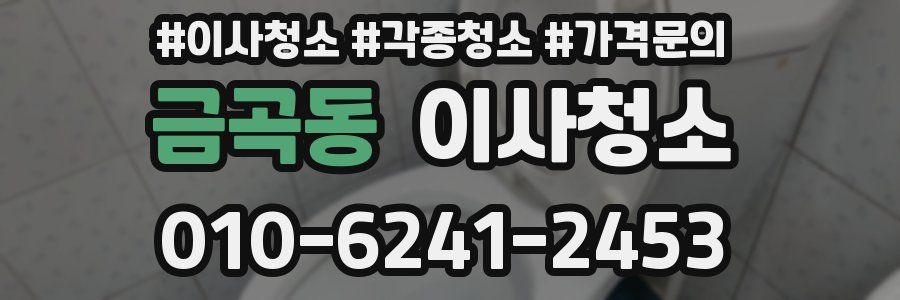 금곡동 이사청소