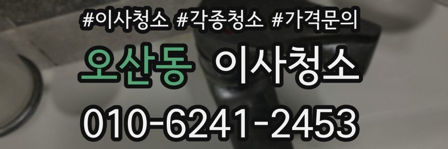 오산동 이사청소