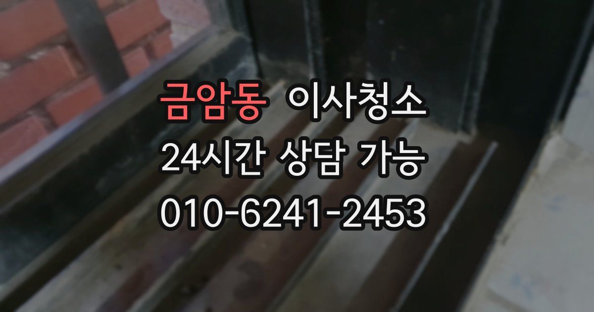 금암동 입주청소