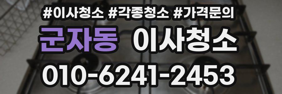 군자동 이사청소