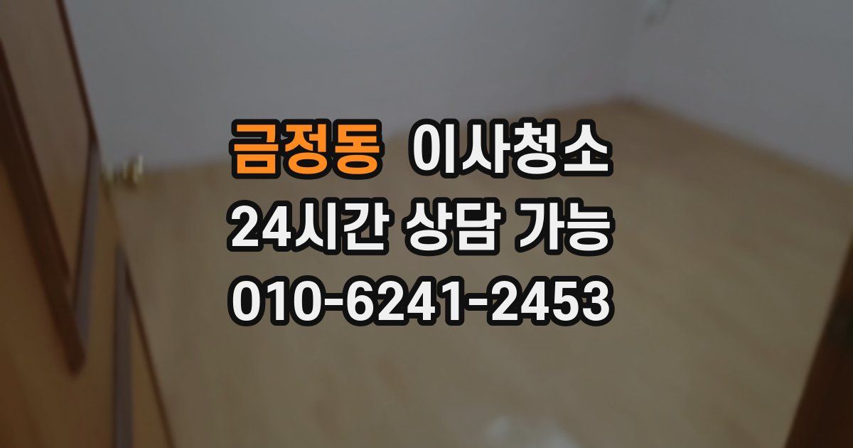 금정동 입주청소