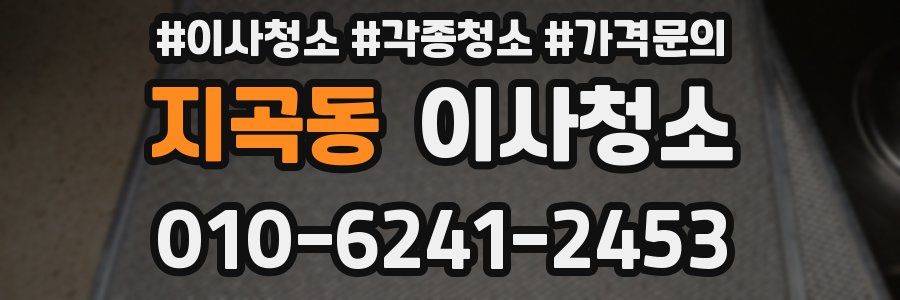 지곡동 이사청소