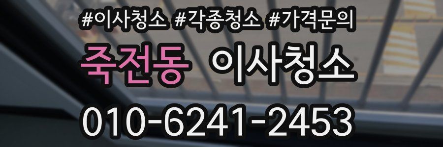 죽전동 이사청소