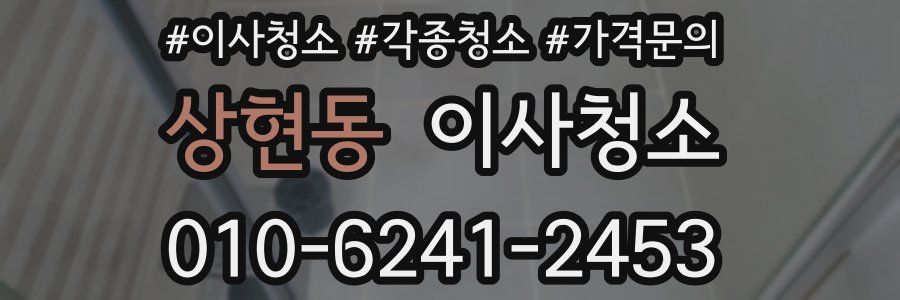 상현동 이사청소