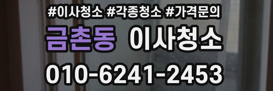 금촌동 이사청소