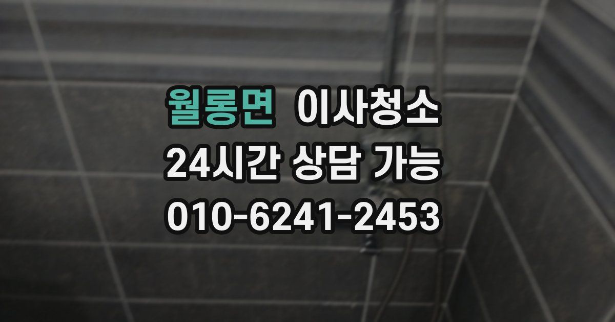 월롱면 입주청소