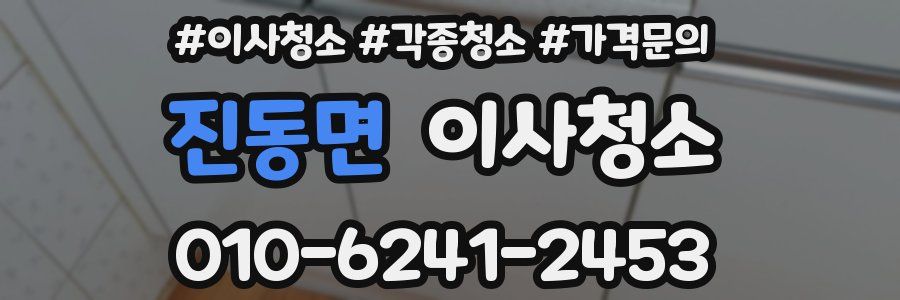 진동면 이사청소