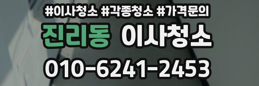 진리동 이사청소