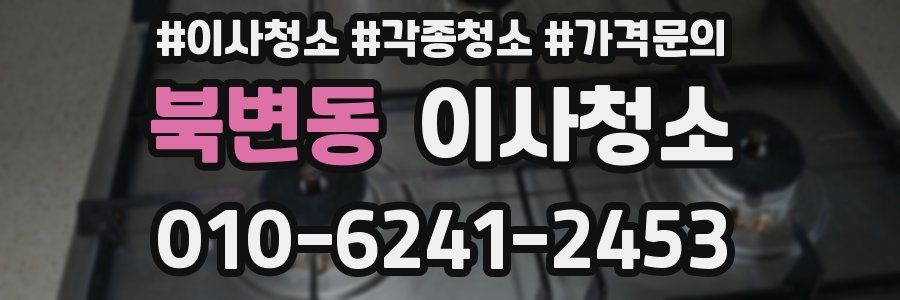 북변동 이사청소