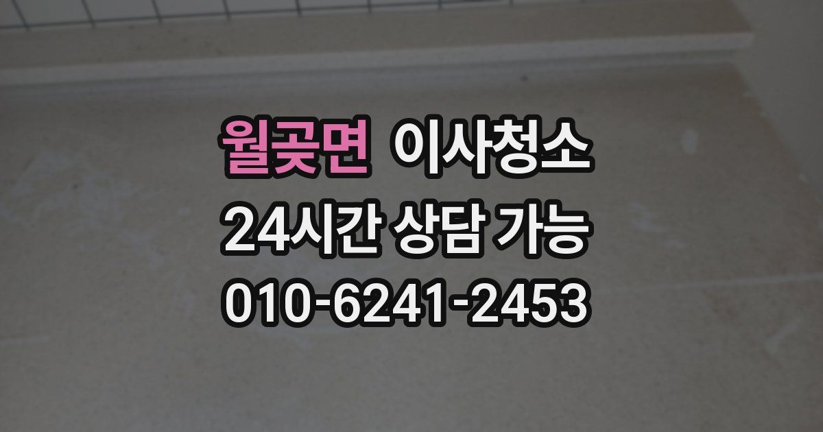 월곶면 입주청소