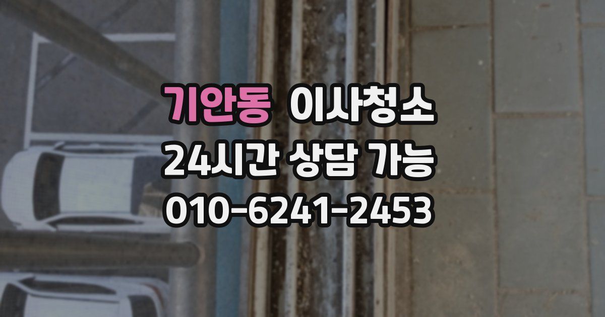 기안동 입주청소