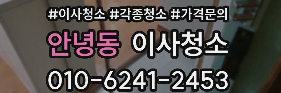 안녕동 이사청소