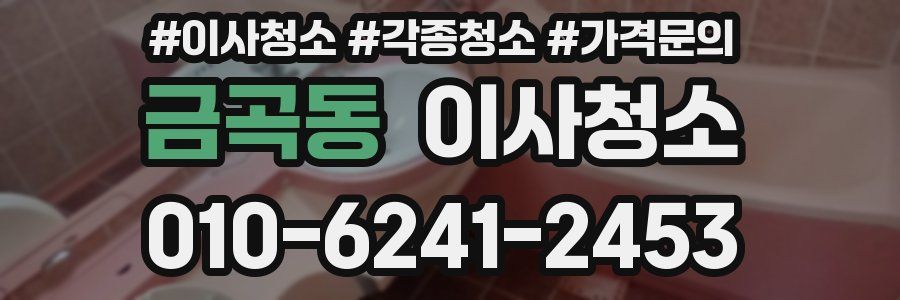 금곡동 이사청소