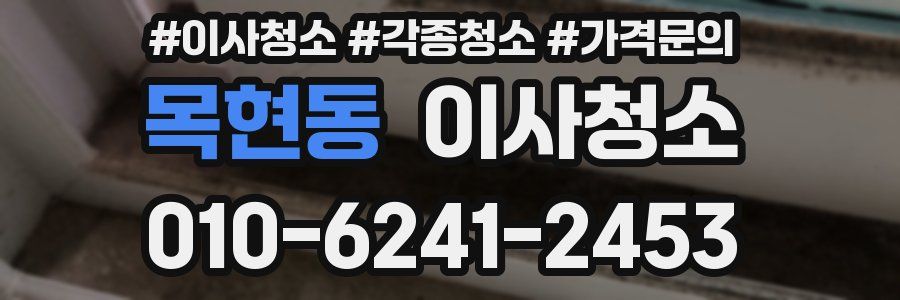 목현동 이사청소