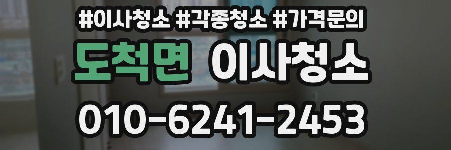 도척면 이사청소