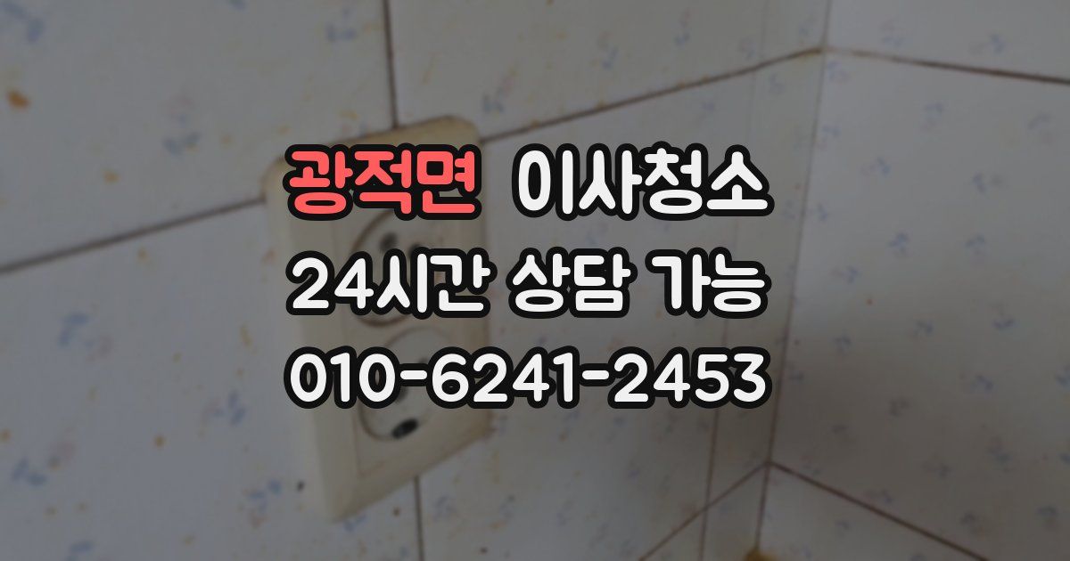 광적면 입주청소