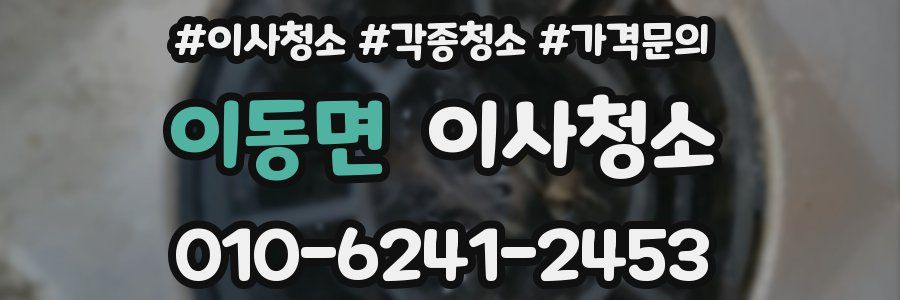 이동면 이사청소