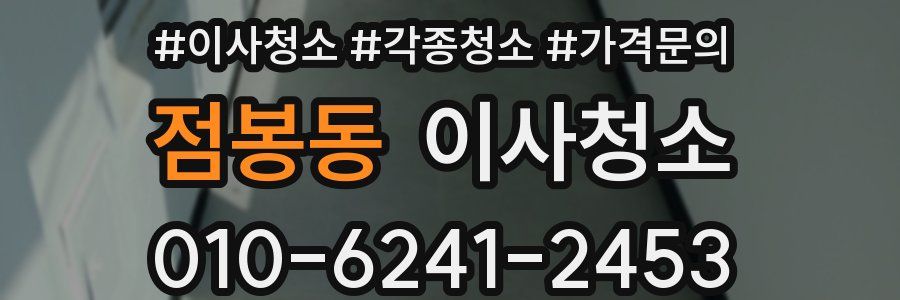 점봉동 이사청소