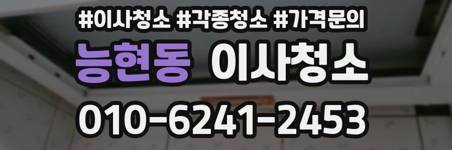 능현동 이사청소