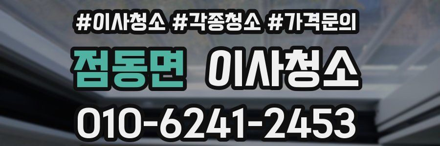 점동면 이사청소