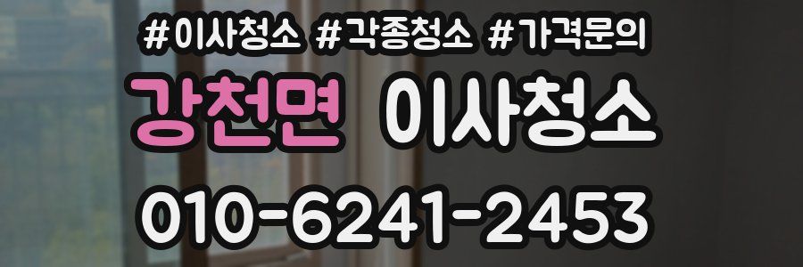 강천면 이사청소