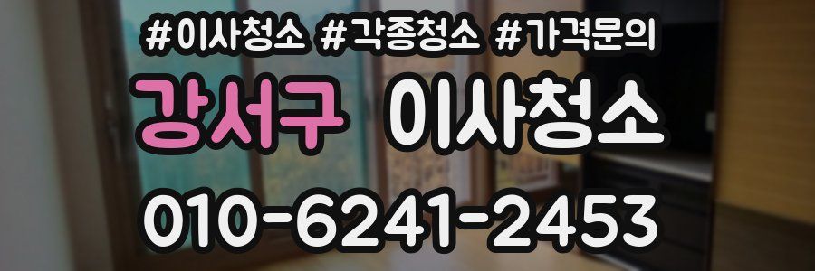 강서구 이사청소