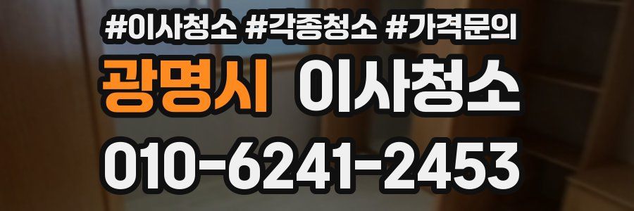 광명시 이사청소