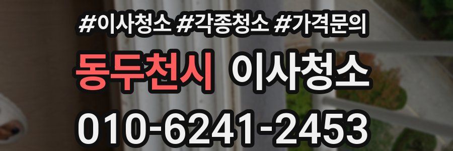 동두천시 이사청소