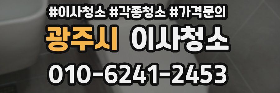 광주시 이사청소