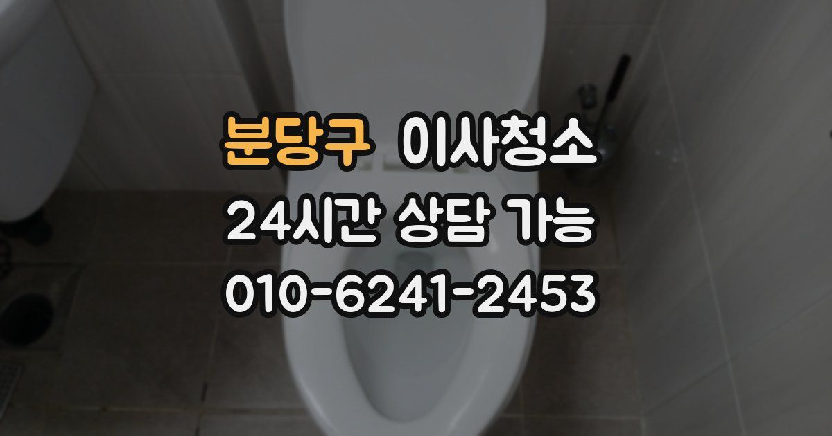 분당구 입주청소