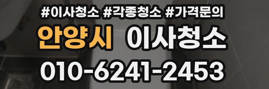 안양시 이사청소