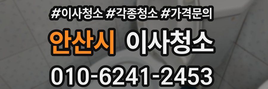안산시 이사청소
