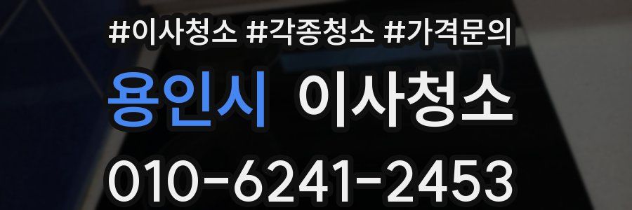 용인시 이사청소