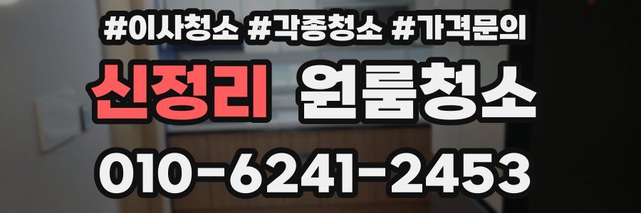 신정리 이사청소