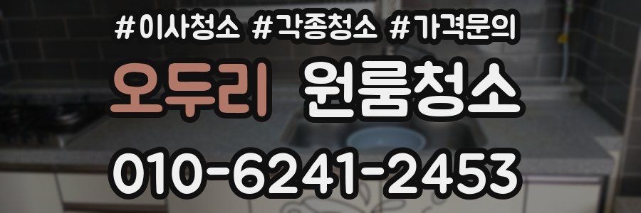 오두리 이사청소