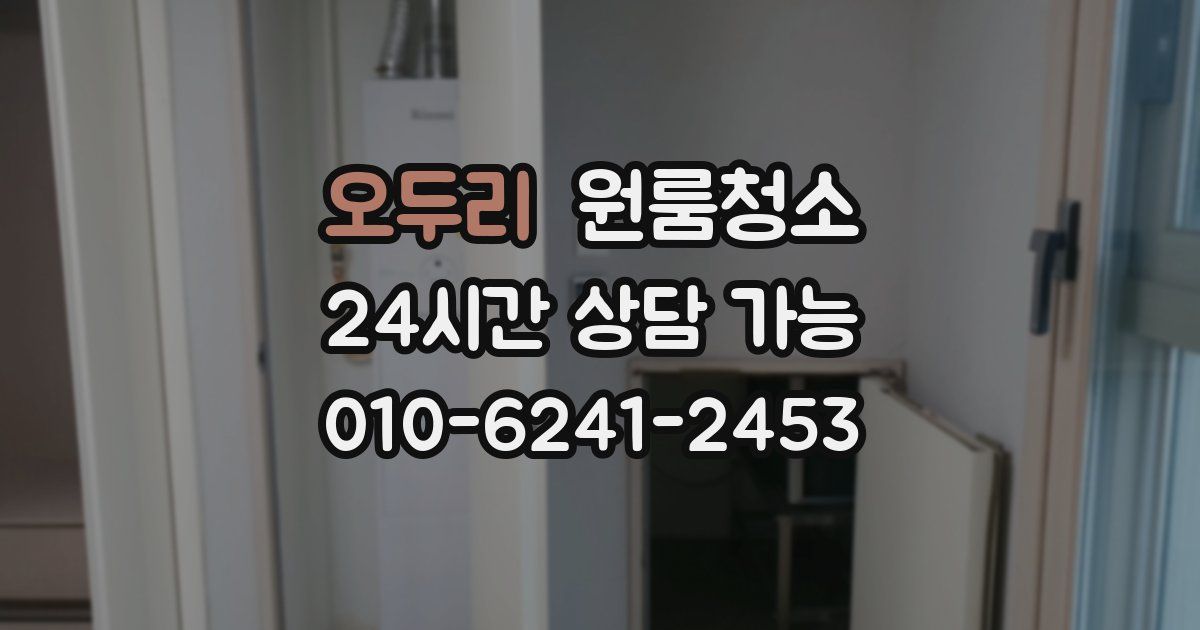 오두리 입주청소