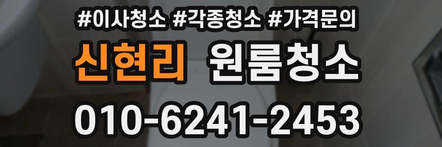 신현리 이사청소